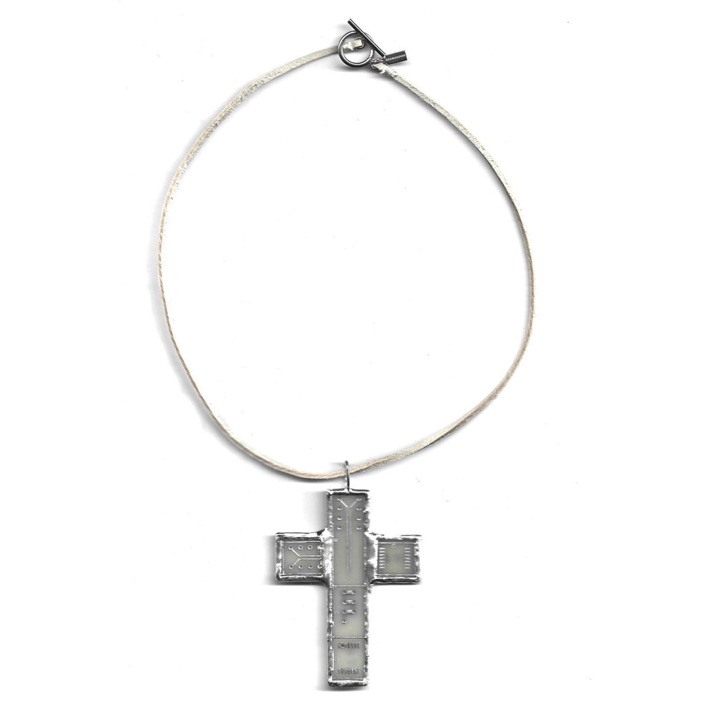 ★Made to Order★“I Pray to Tech” Cross Necklace