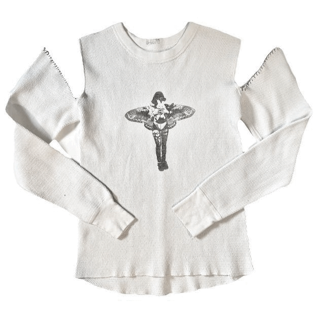 ★Made to Order ★ “Femme Moth” Military Tee Version 1