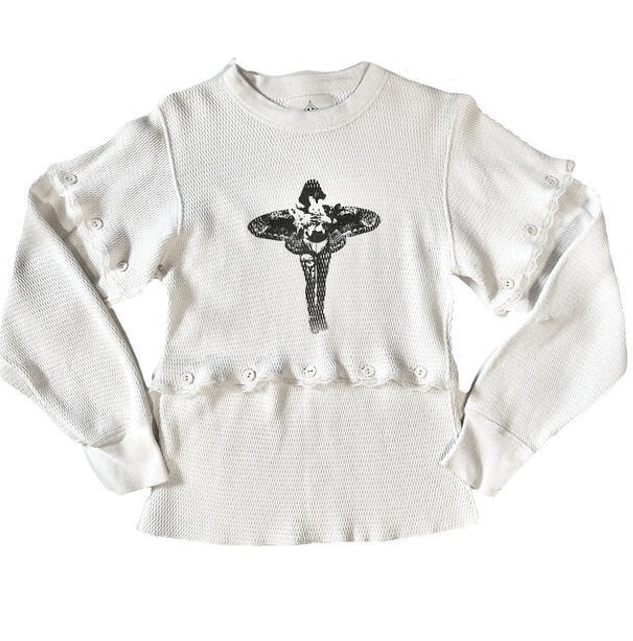 ★Made  to Order★ “Femme Moth” Military Tee Version 3